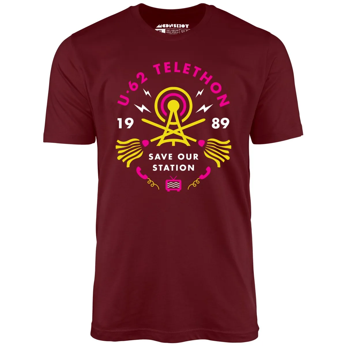 1989 UHF U-62 Telethon - Unisex T-Shirt