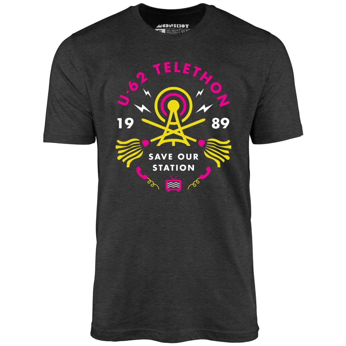 1989 UHF U-62 Telethon - Unisex T-Shirt