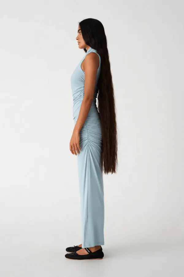 Albie Maxi Dress Seafoam Blue