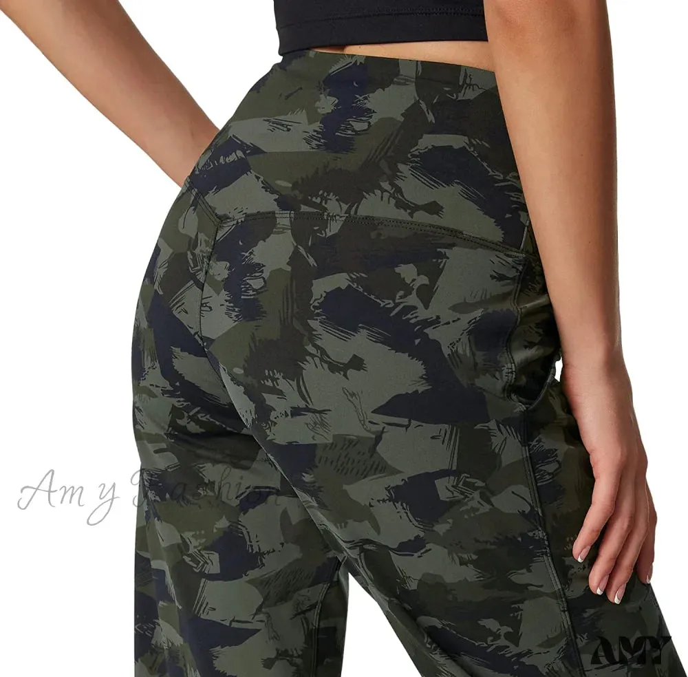 Amy Fashion - Women's Joggers with Pockets High Waisted Athletic Sports Pants