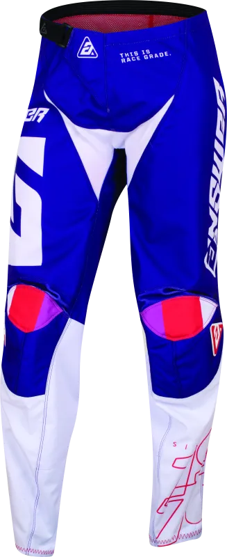 Answer 23 Syncron CC Pant Purple/White/Red Womens Size - 16R