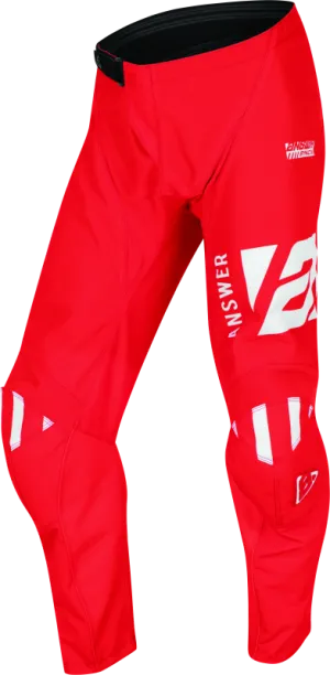 Answer Syncron Merge Pant Red/White Size - 32