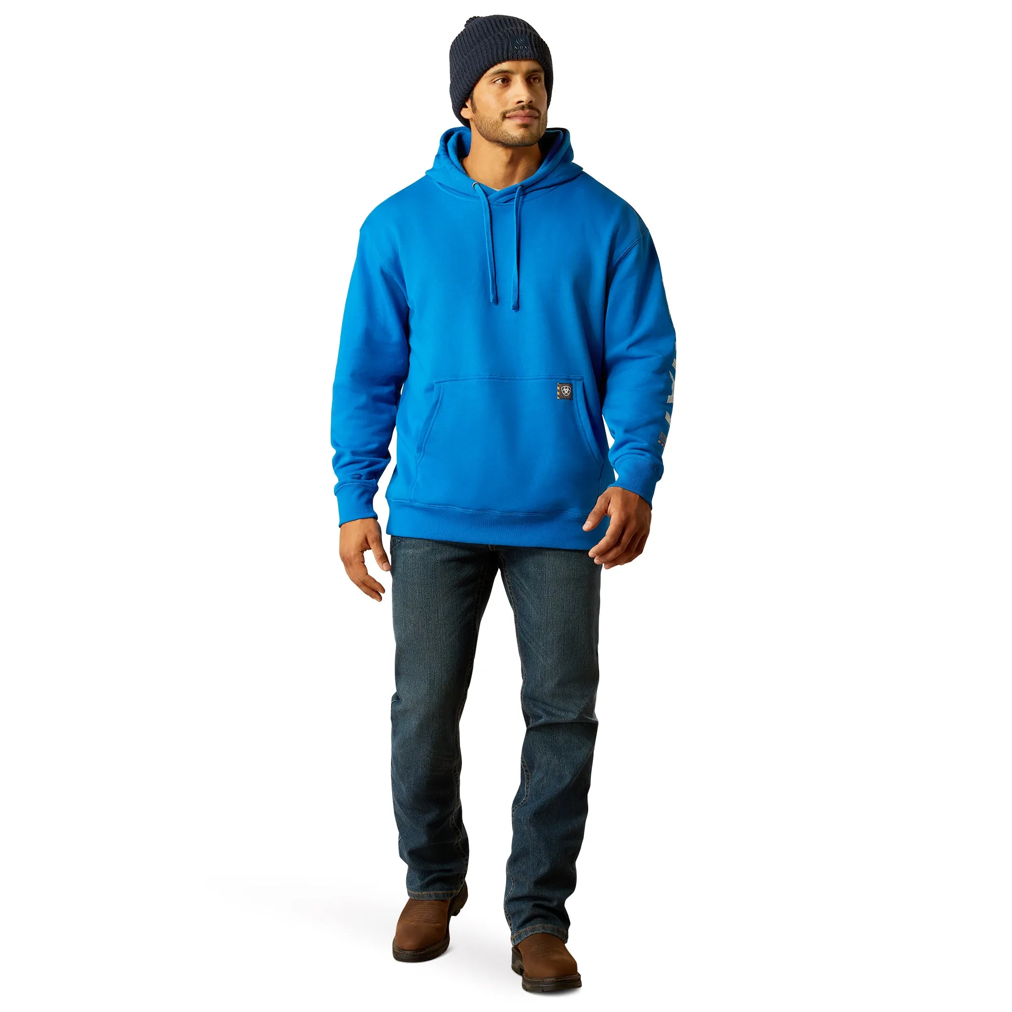 Ariat Men's Rebar Roughneck Pullover Hoodie 10052720