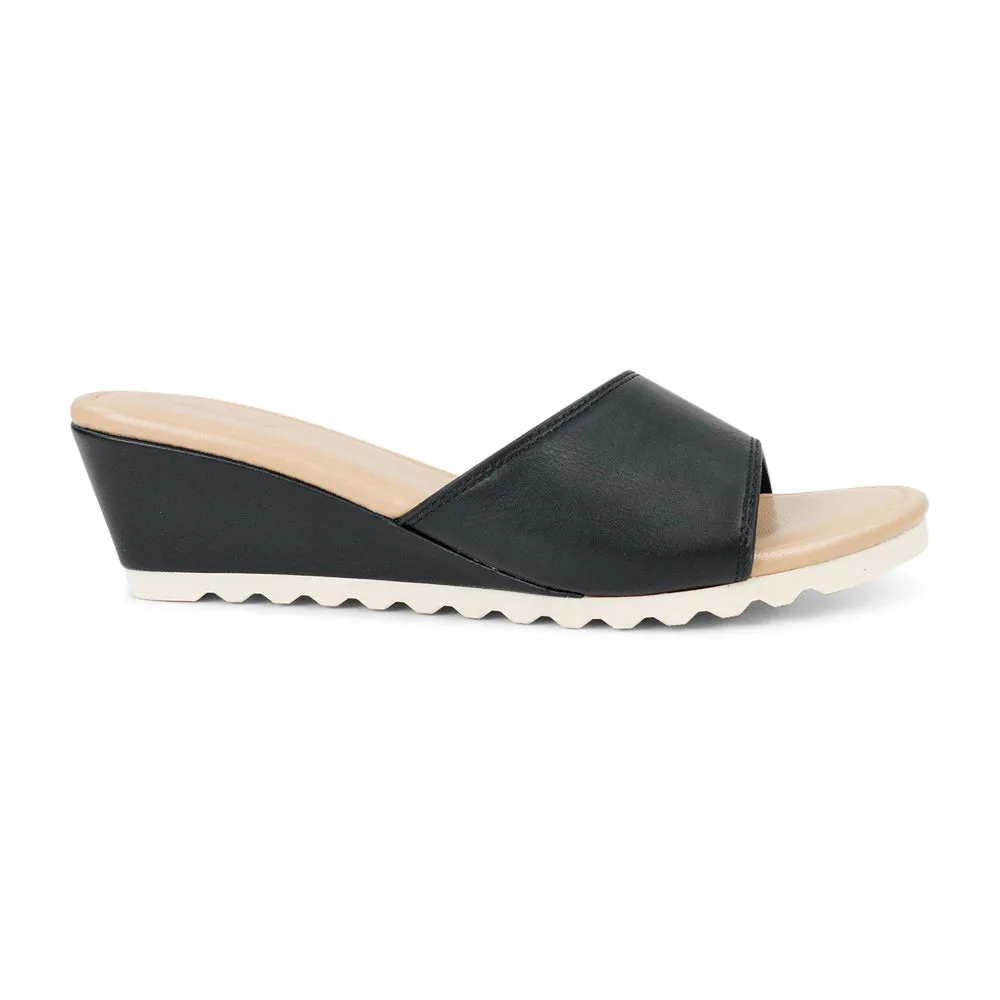 Bata ZEPHYR Low-Wedge Slip-On Sandal