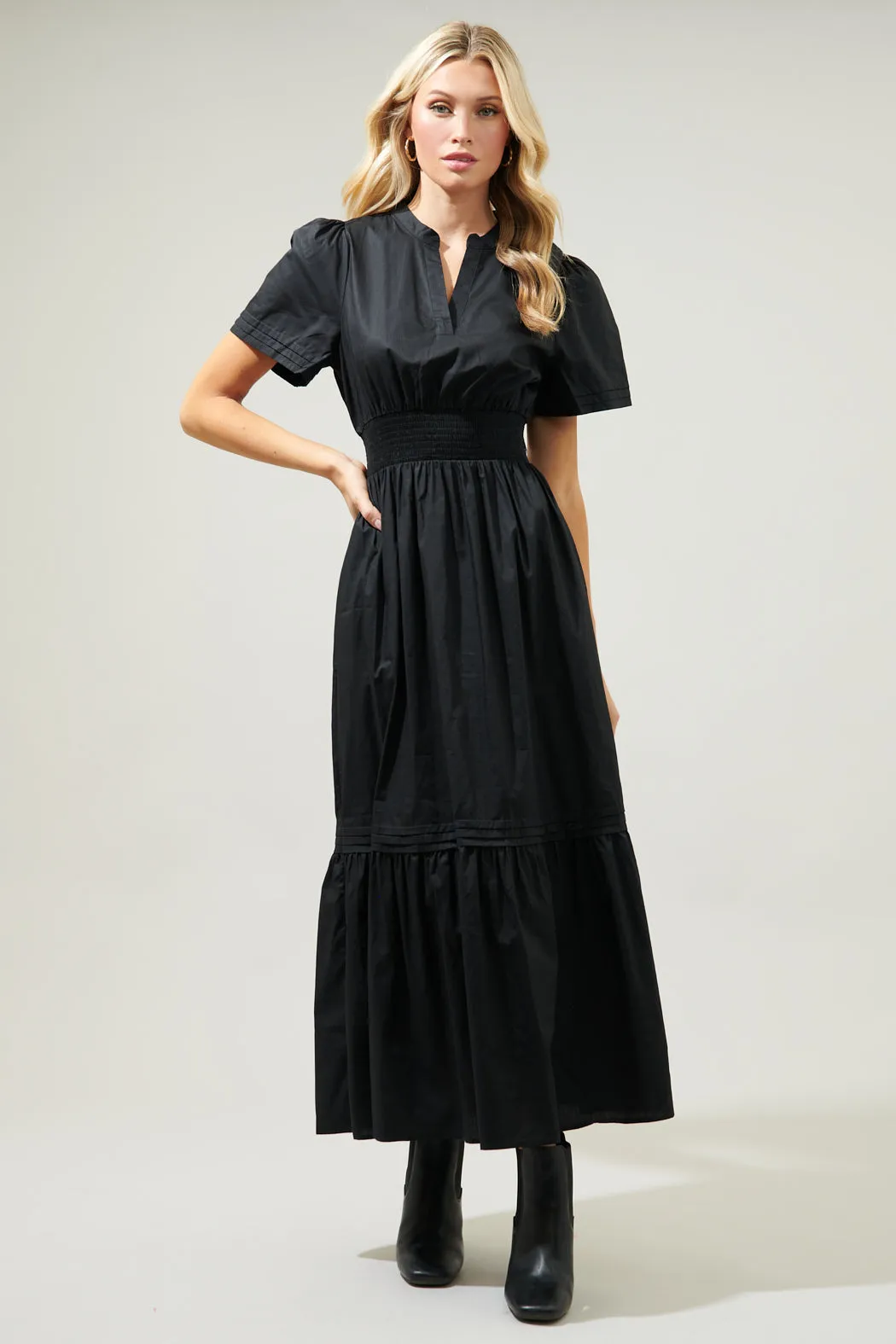 Belraj Poplin Maxi Dress