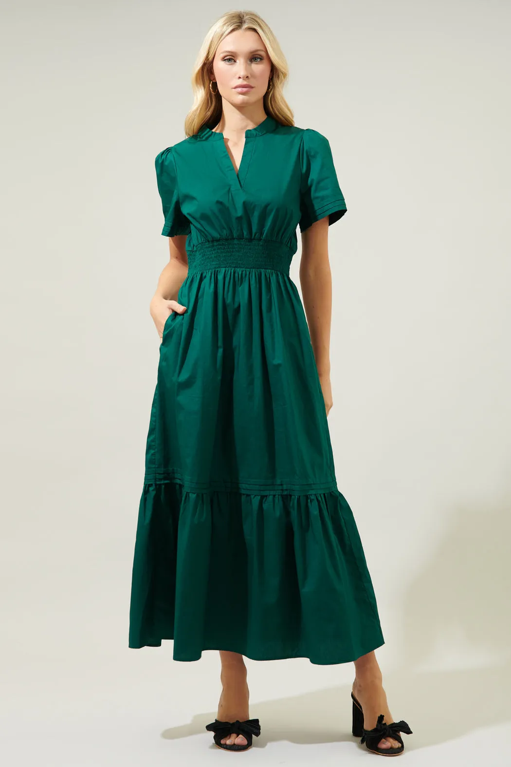 Belraj Poplin Maxi Dress