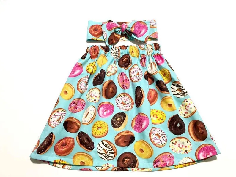 Blue Donut Girl’s Skirt