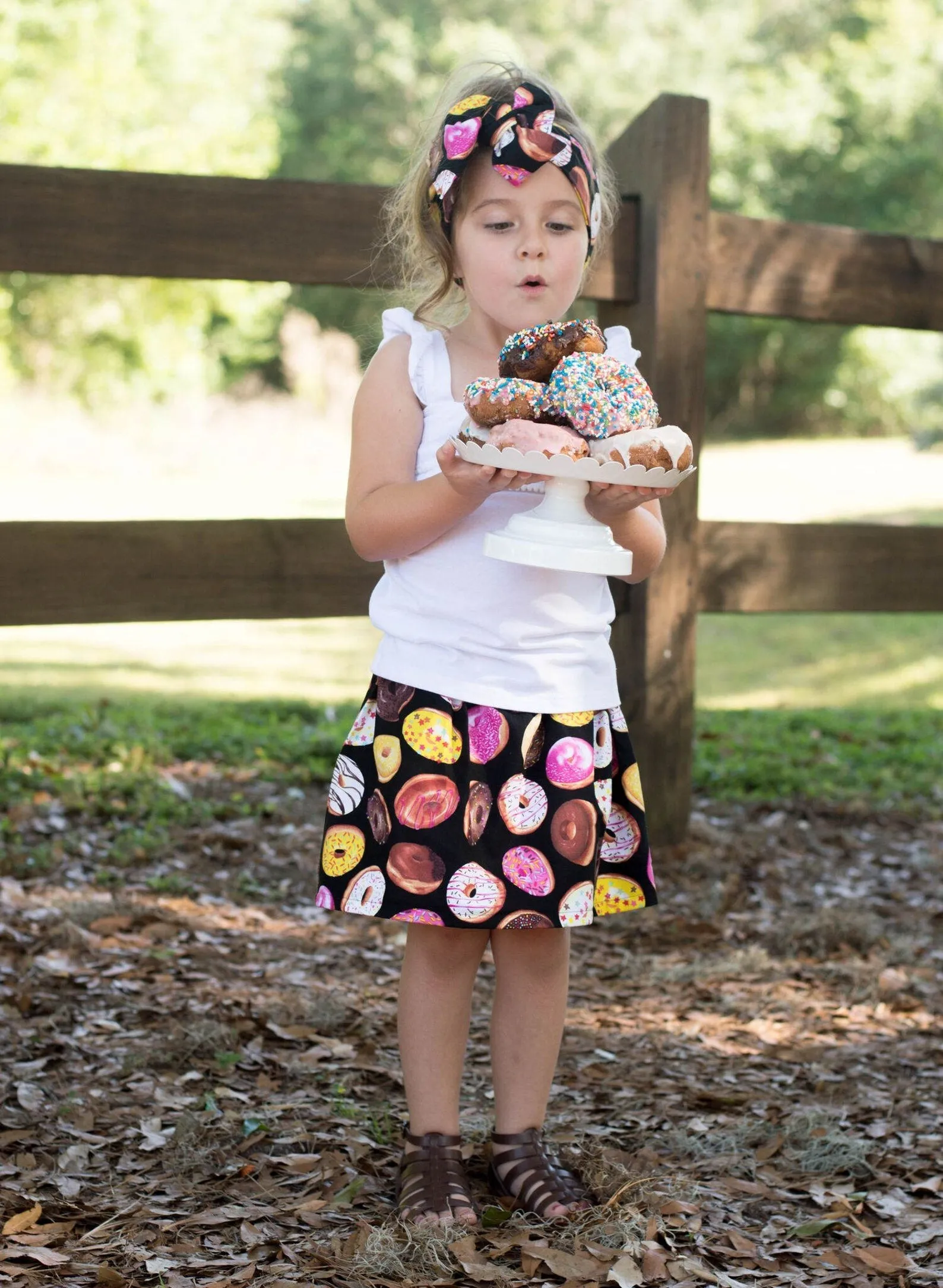 Blue Donut Girl’s Skirt