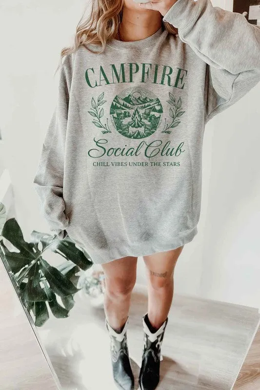 CAMPFIRE SOCIAL CLUB OVERSIZED SWEATSHIRT