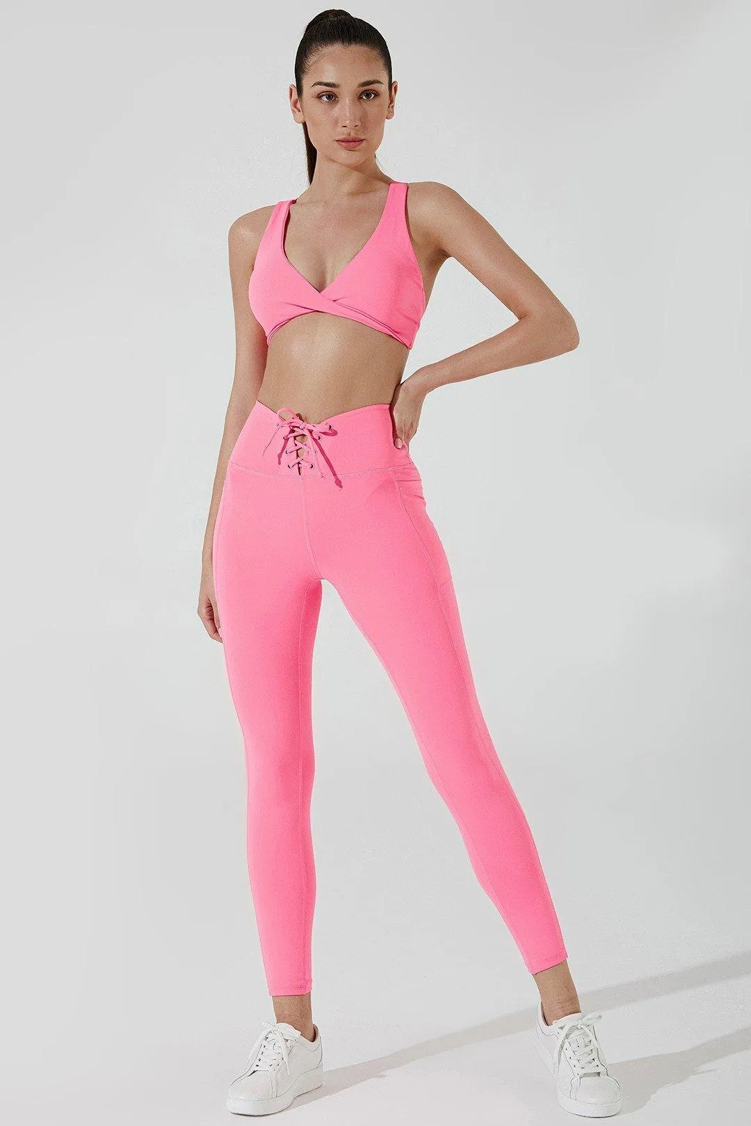 Charlise High Waist Legging - Cotton Candy