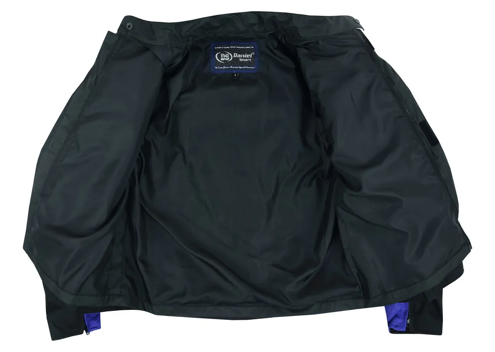 Cross Wind Blue Mesh Riding Jacket