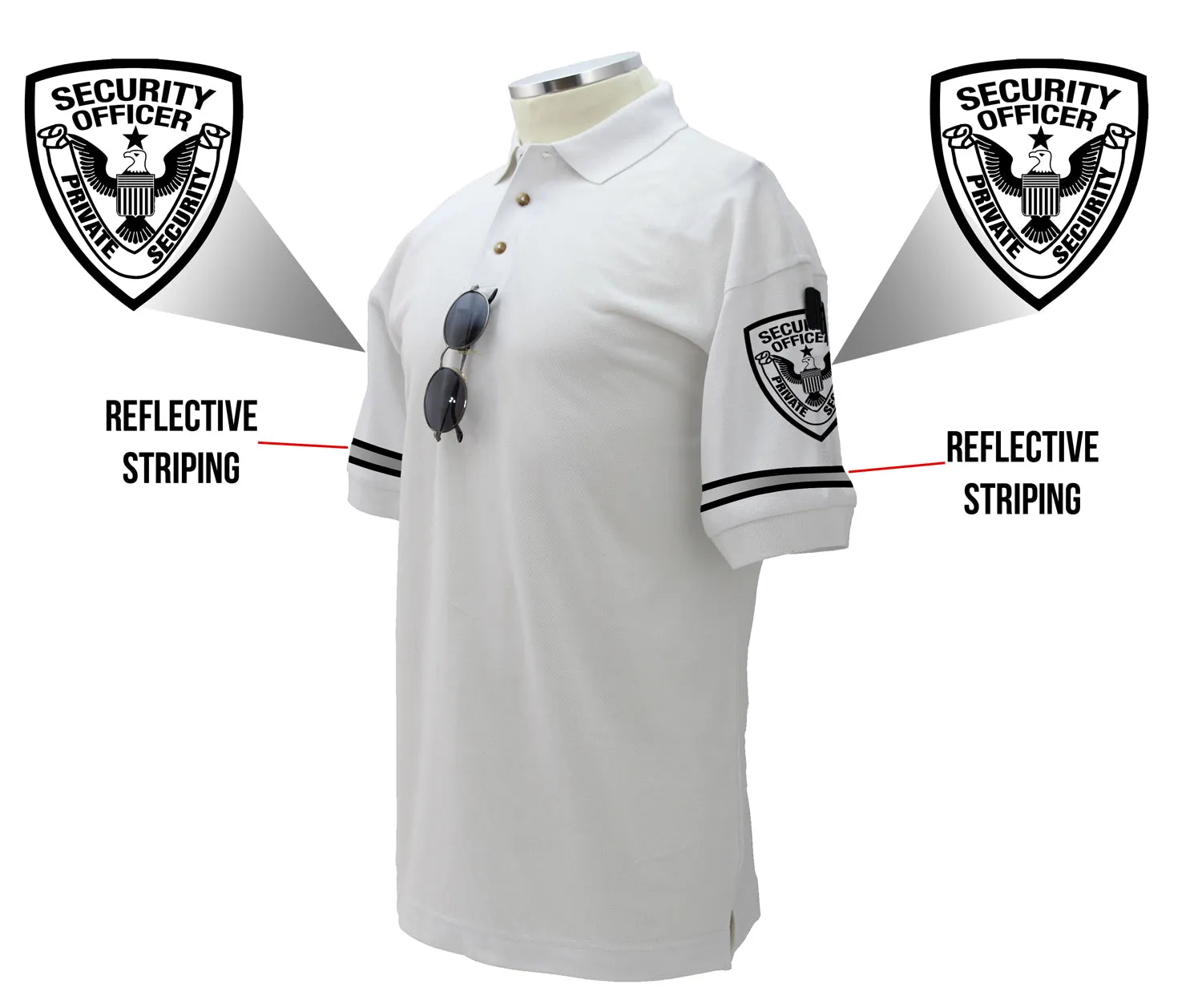 Customizable Poly Cotton Tactical Short Sleeve Polo Shirt