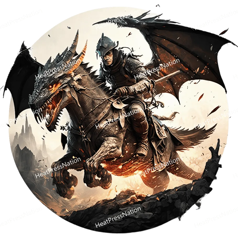 Dragon Riding Warrior Design