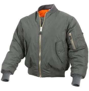 Enhanced Nylon MA-1 Flight Jacket