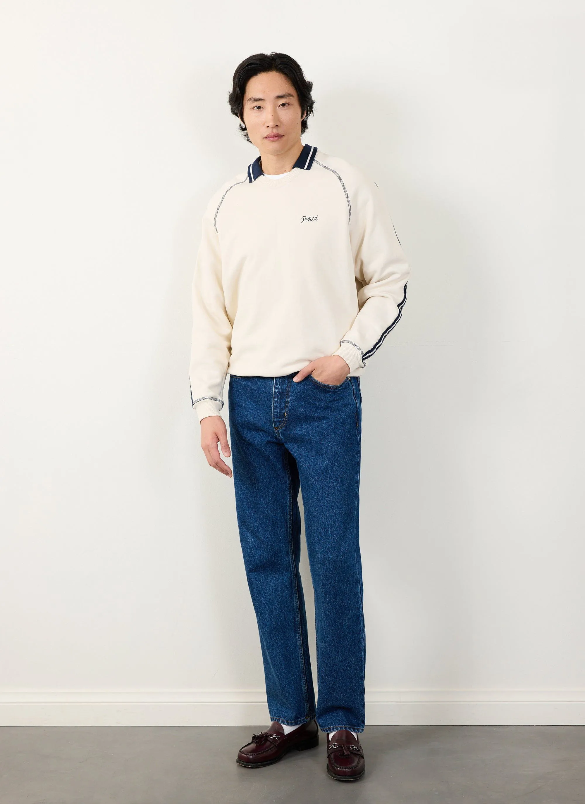 Export Sweatshirt | Cotton | Ecru