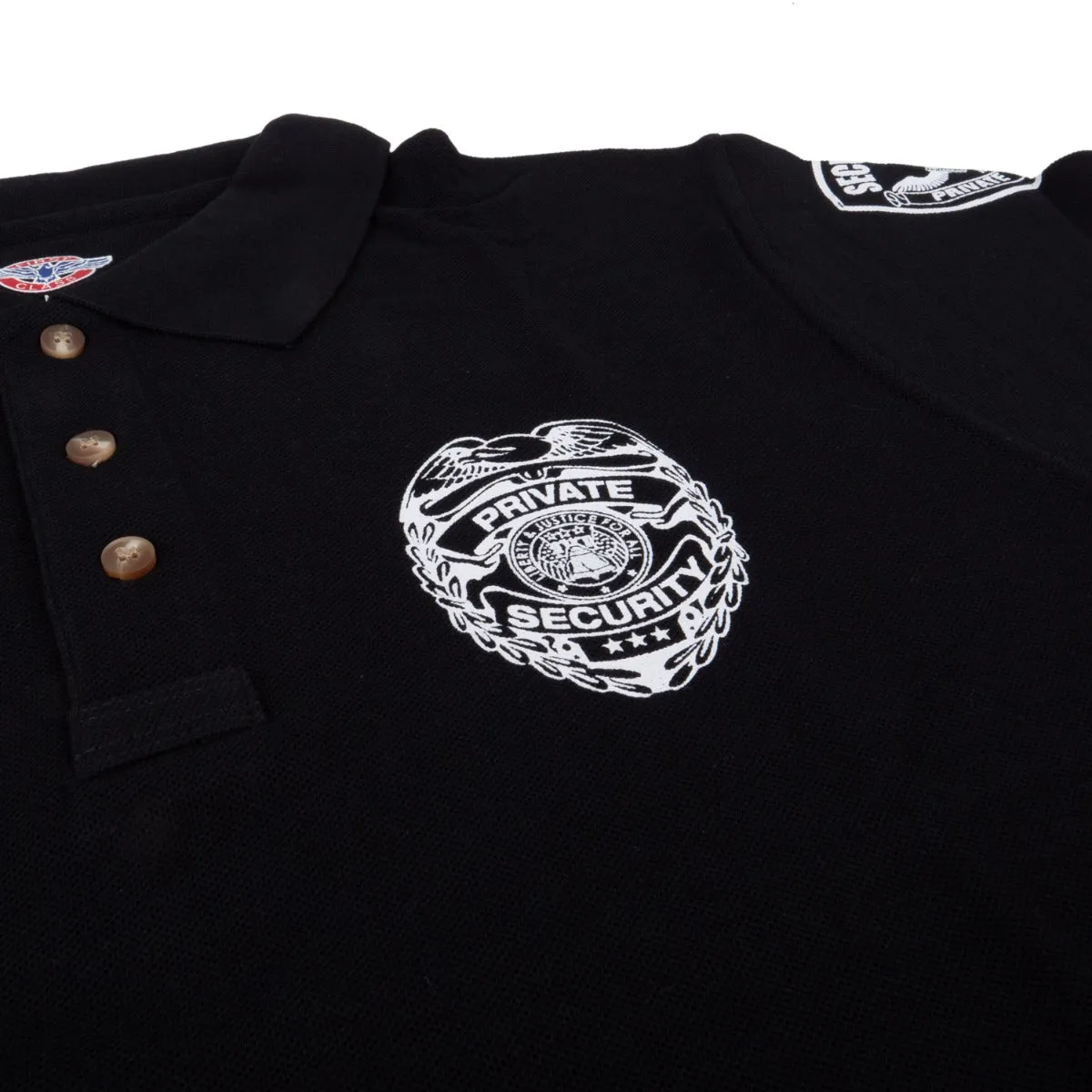 First Class Private Security Badge Polo Shirt