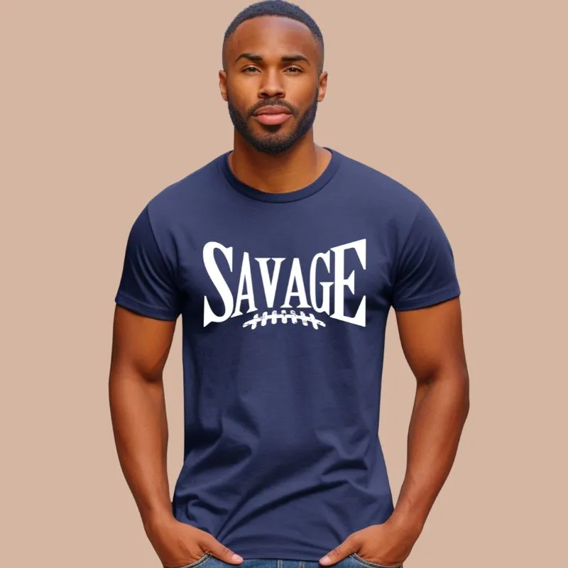 Football Savage Design PNG Download