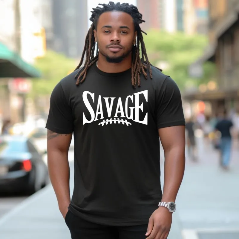 Football Savage Design PNG Download