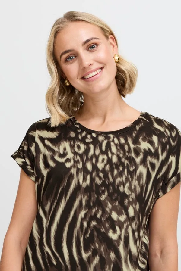 Fransa Printed Top Multi