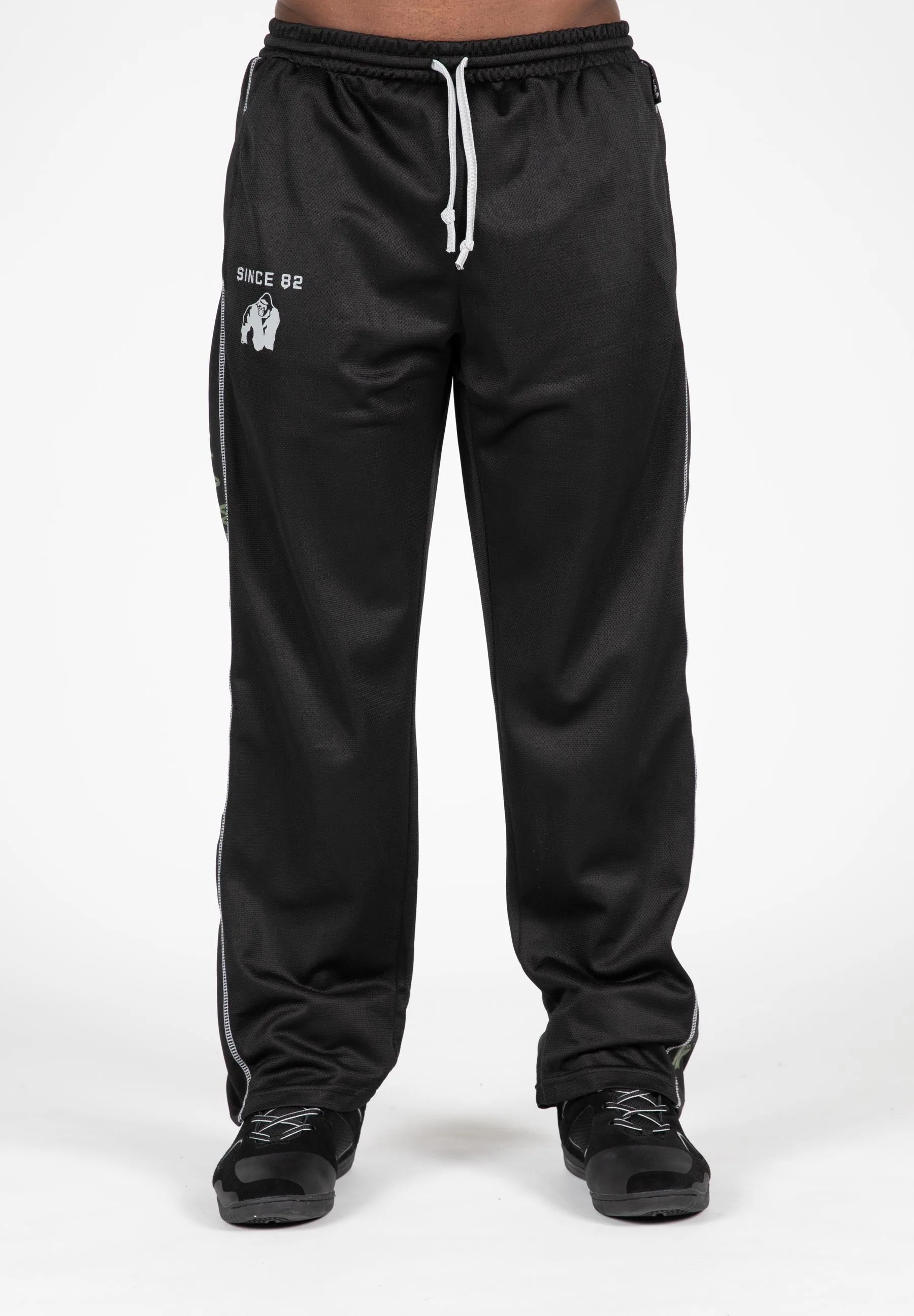 Functional Mesh Pants - Black/Green