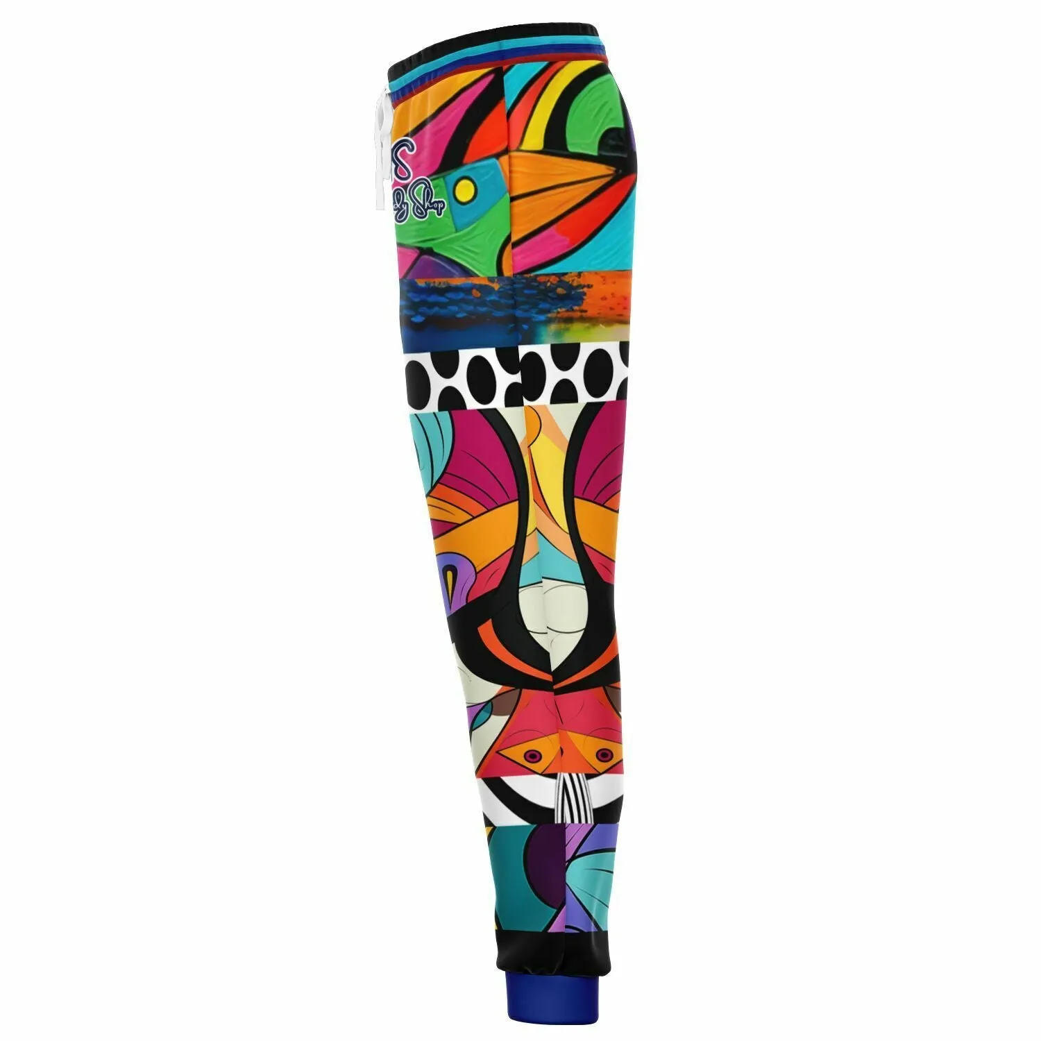 Girl With Umbrella Abstract Art Eco-Poly Unisex Joggers