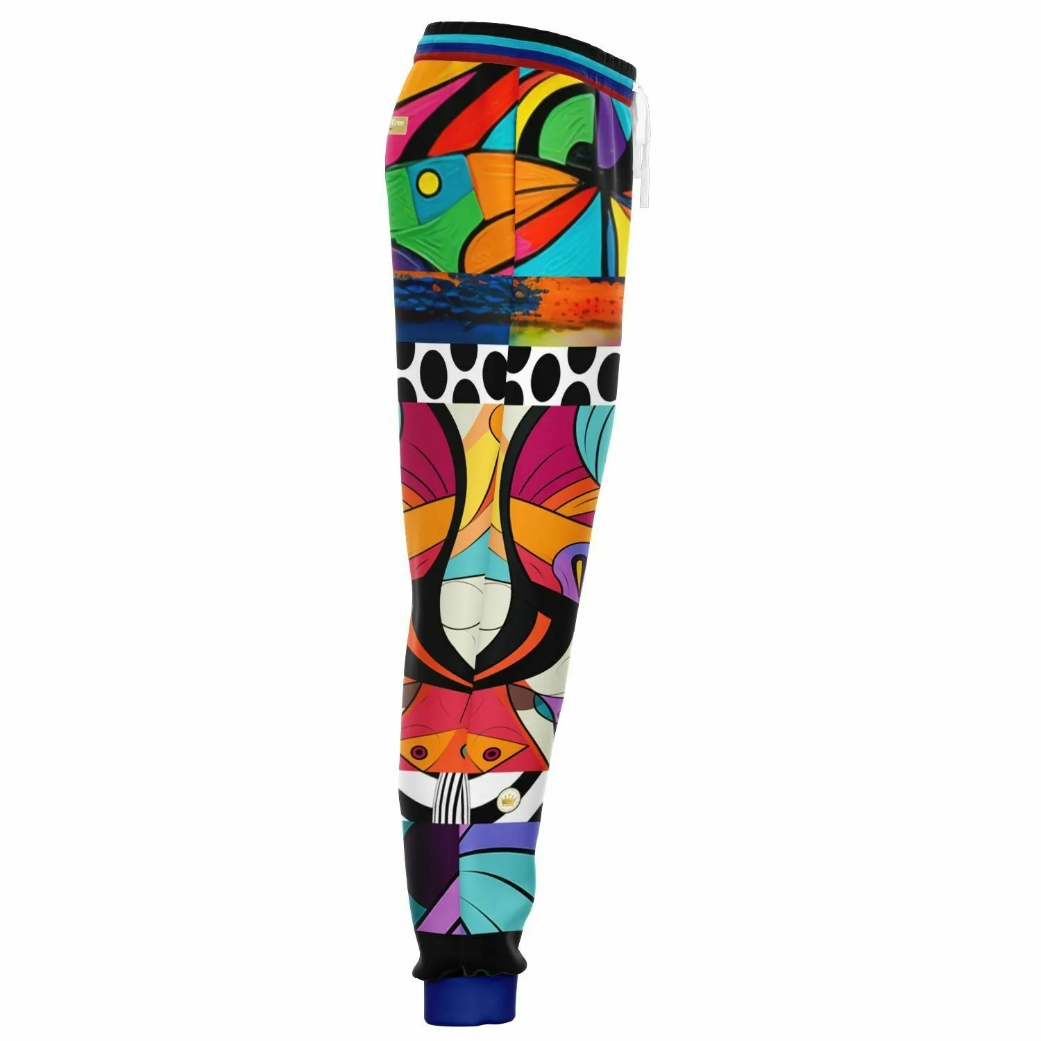 Girl With Umbrella Abstract Art Eco-Poly Unisex Joggers