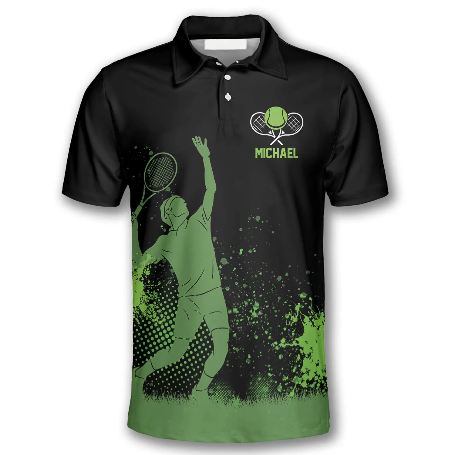 I’m Not Retired Playing Tennis Is Hard Work Custom Polo Tennis Shirts for Men