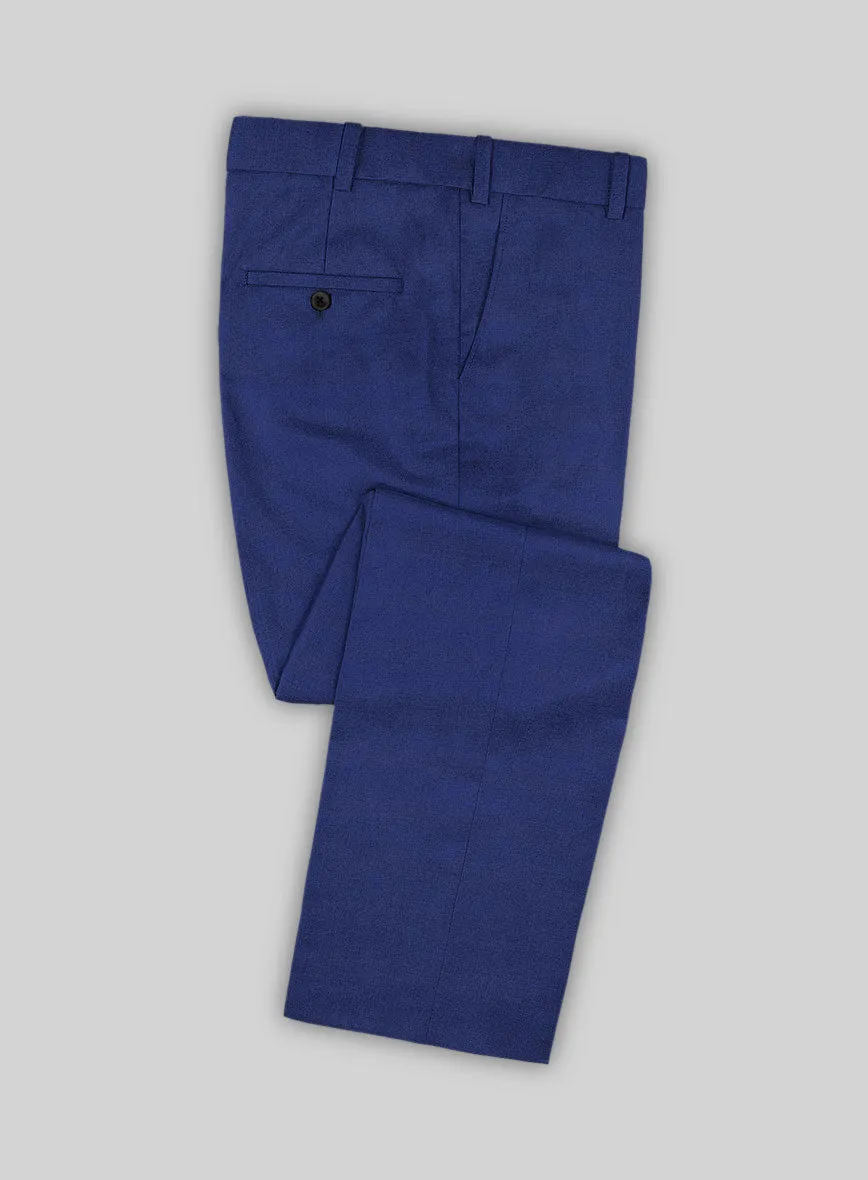 Italian Turna Cobalt Blue Flannel Pants