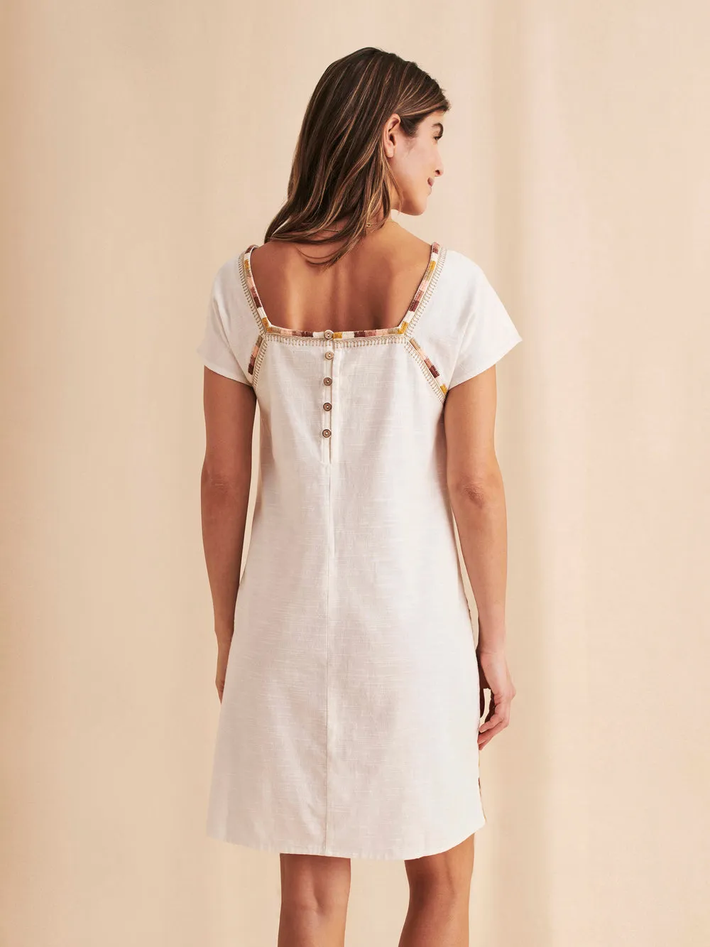 Jetty Dress in White