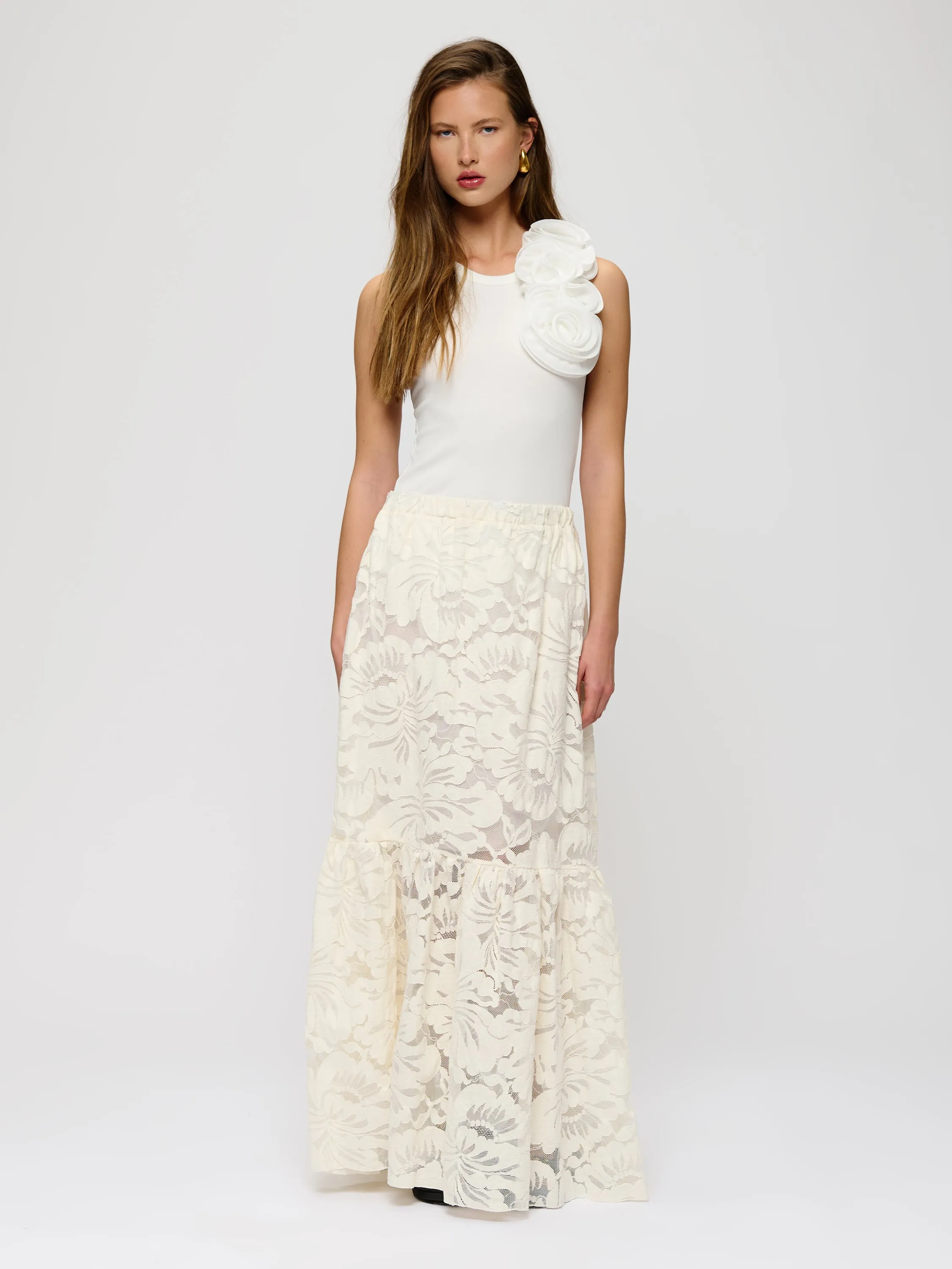 Lace Maxi Skirt