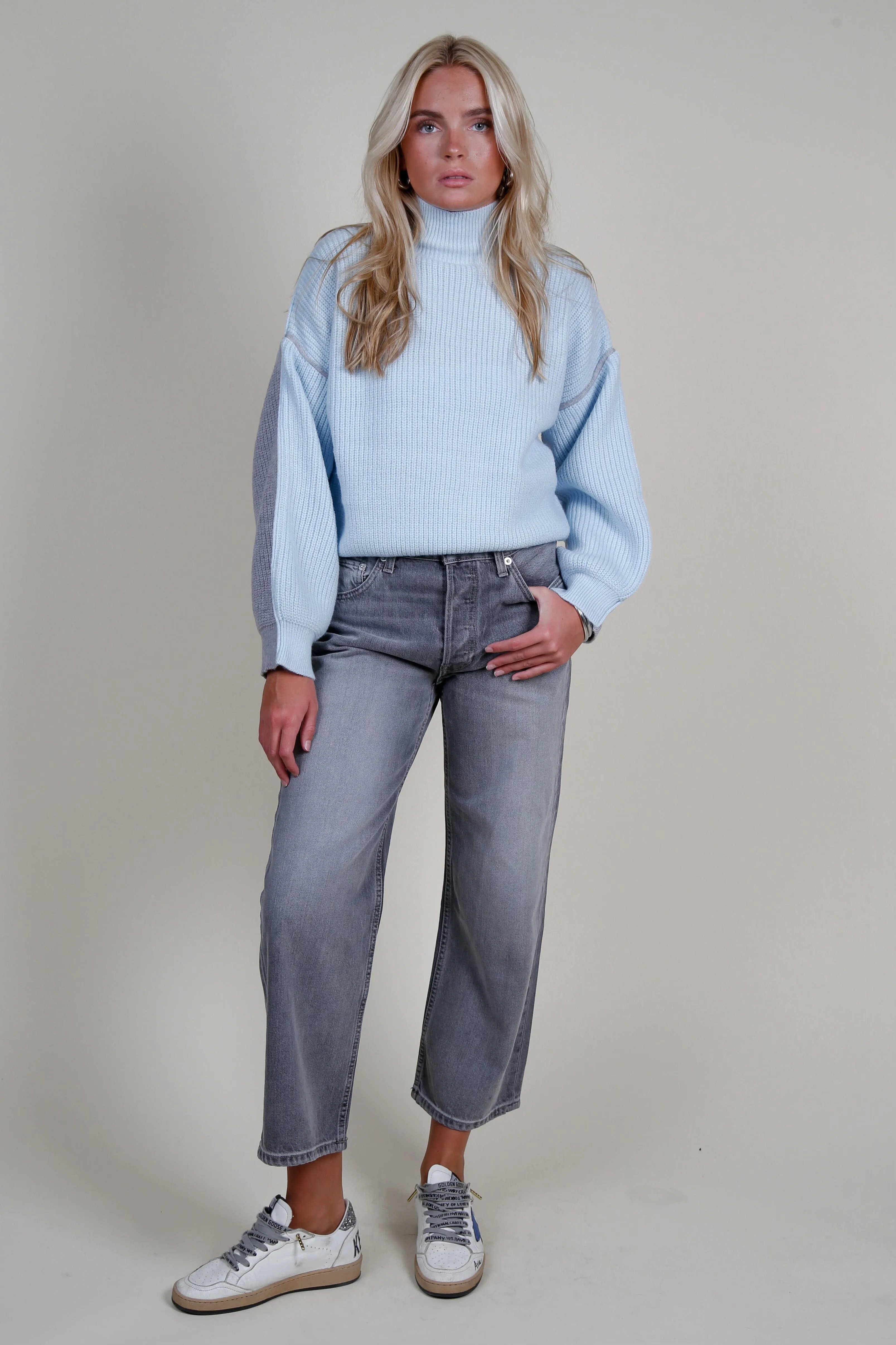 LINE & DOT | Katy Sweater - Blue\Gray