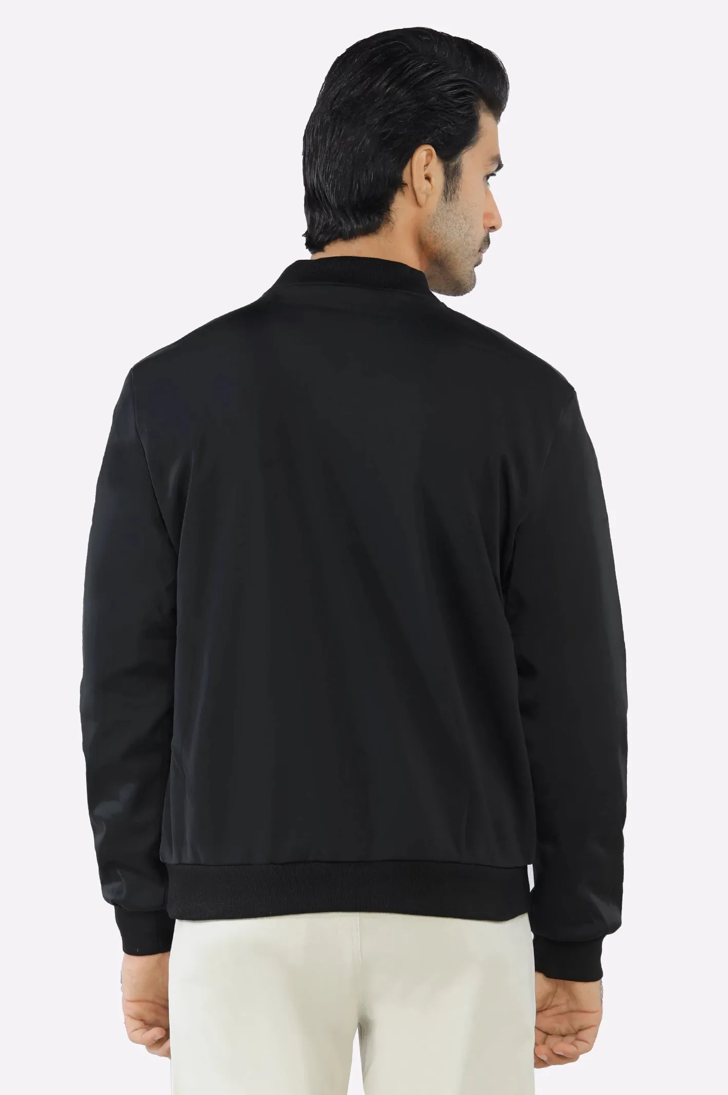 Men’s Black Bomber Jacket