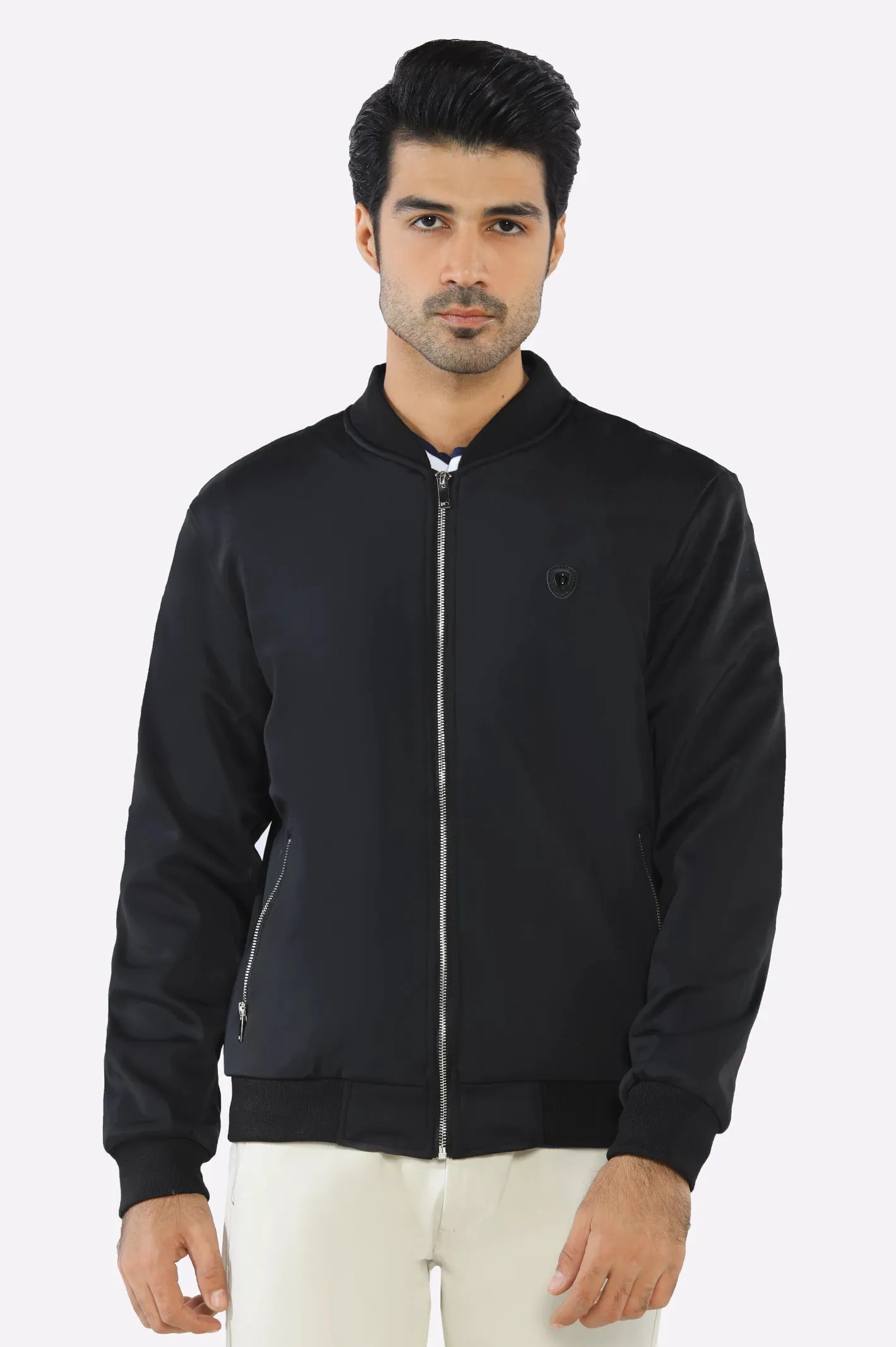 Men’s Black Bomber Jacket