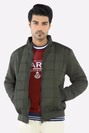 Men’s Green Puffer Jacket