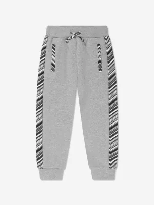 Missoni Boys Zigzag Trim Joggers in Grey