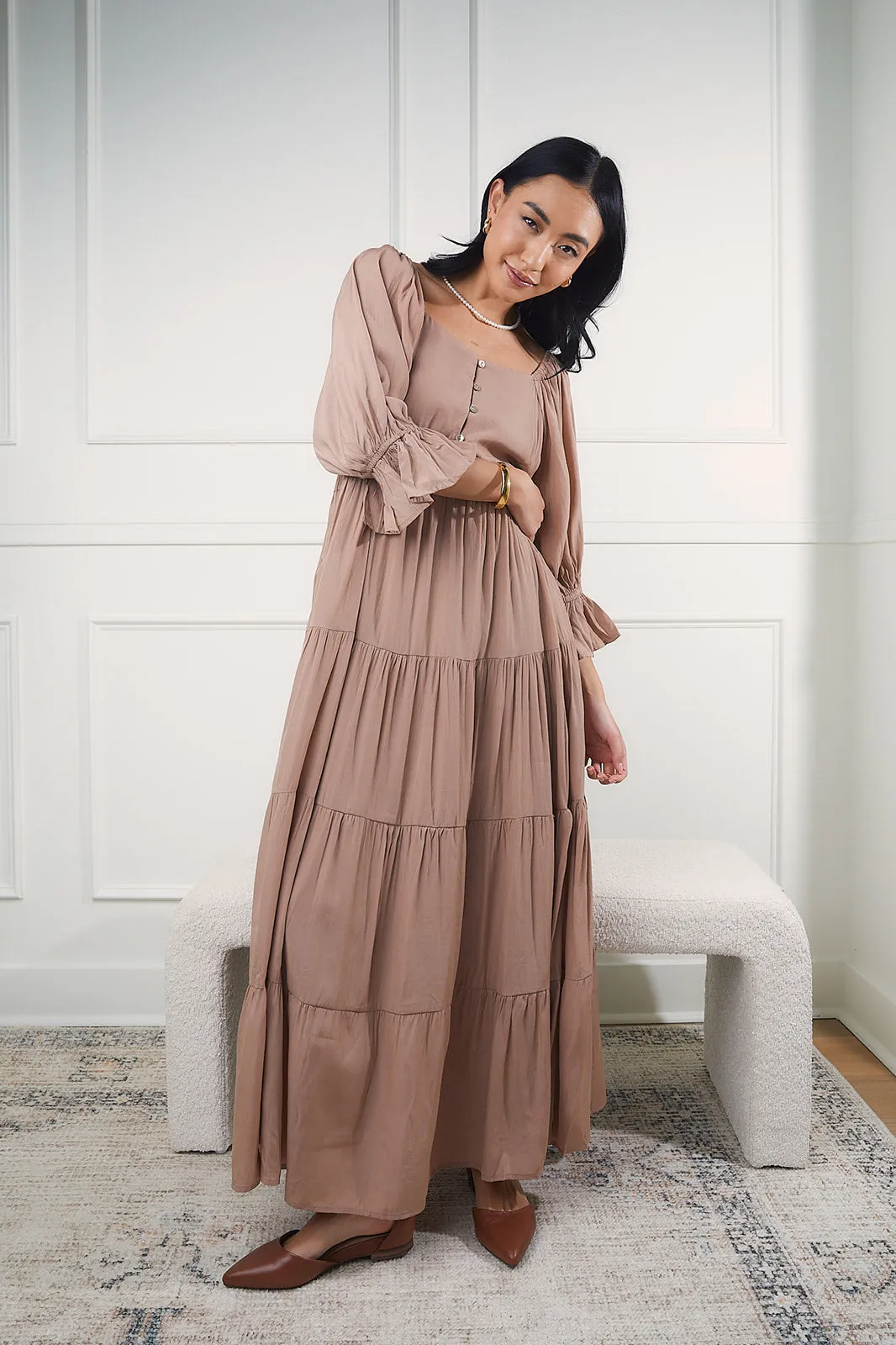 Ordinary Grace Tiered Maxi Dress