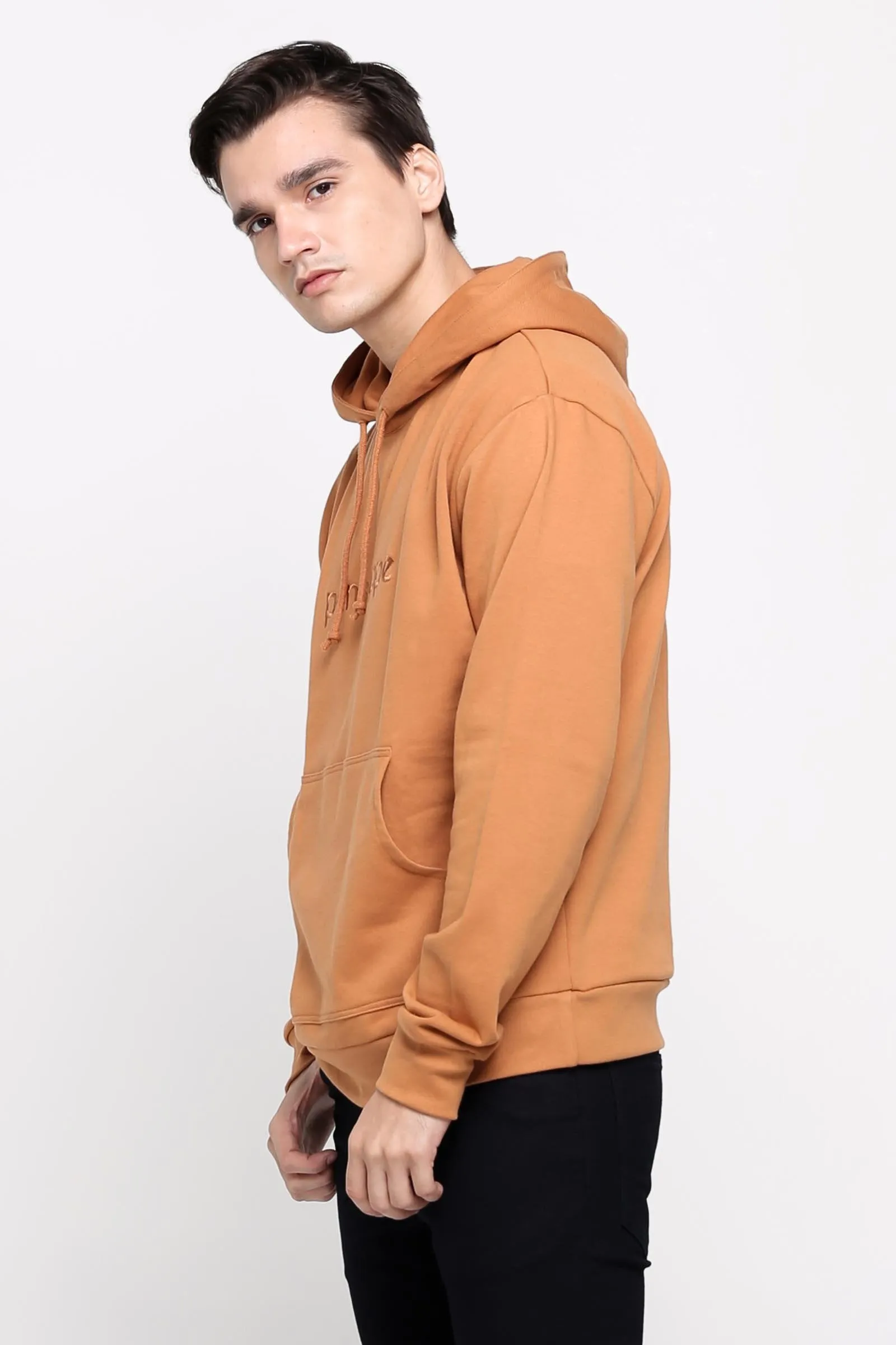 Penshoppe Old School - Relaxed Fit Hoodie With Embroidery