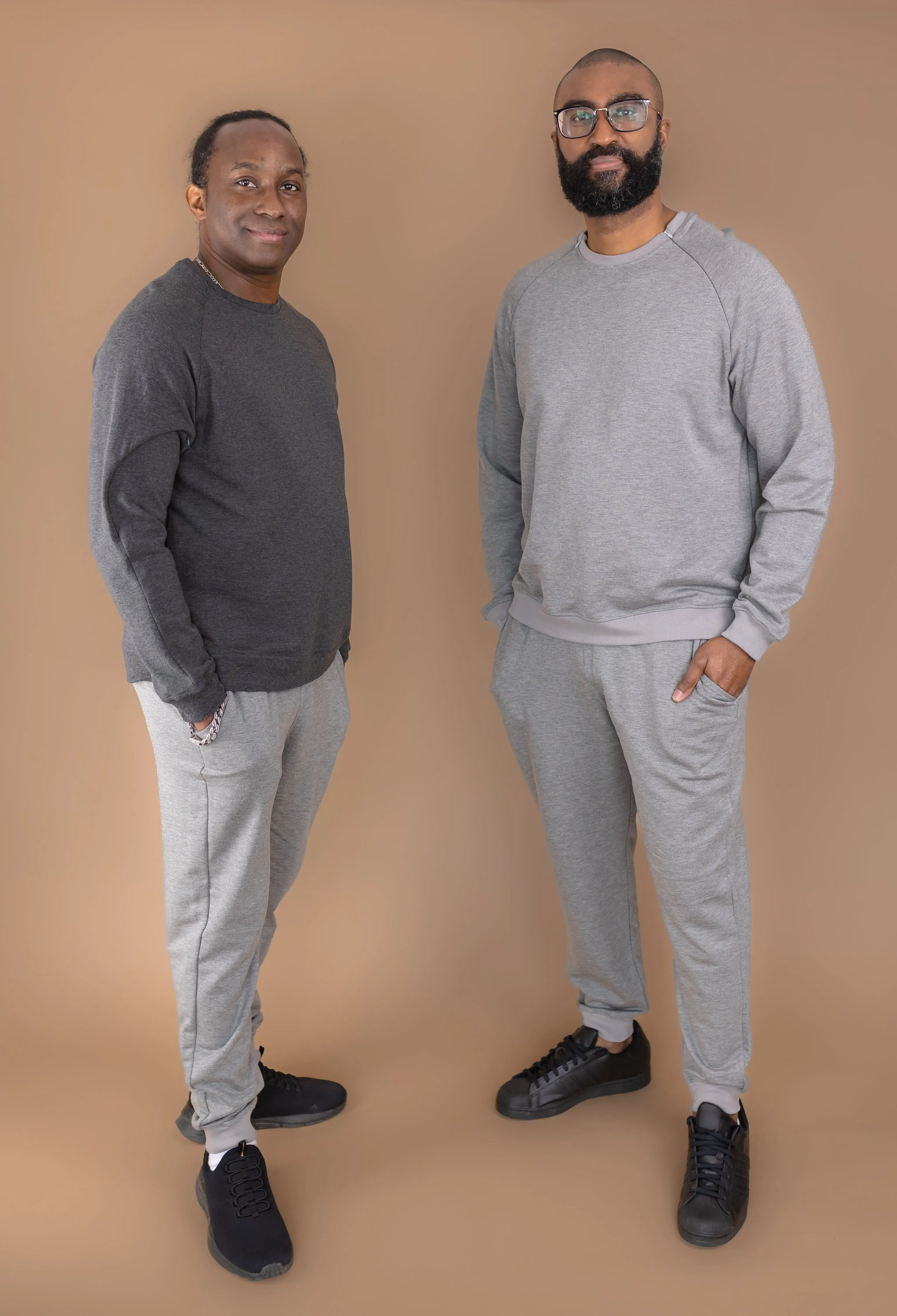 Resilient Men’s Bamboo Charcoal Crew Neck Sweatshirt (ARM PICCs for EASY ACCESS)