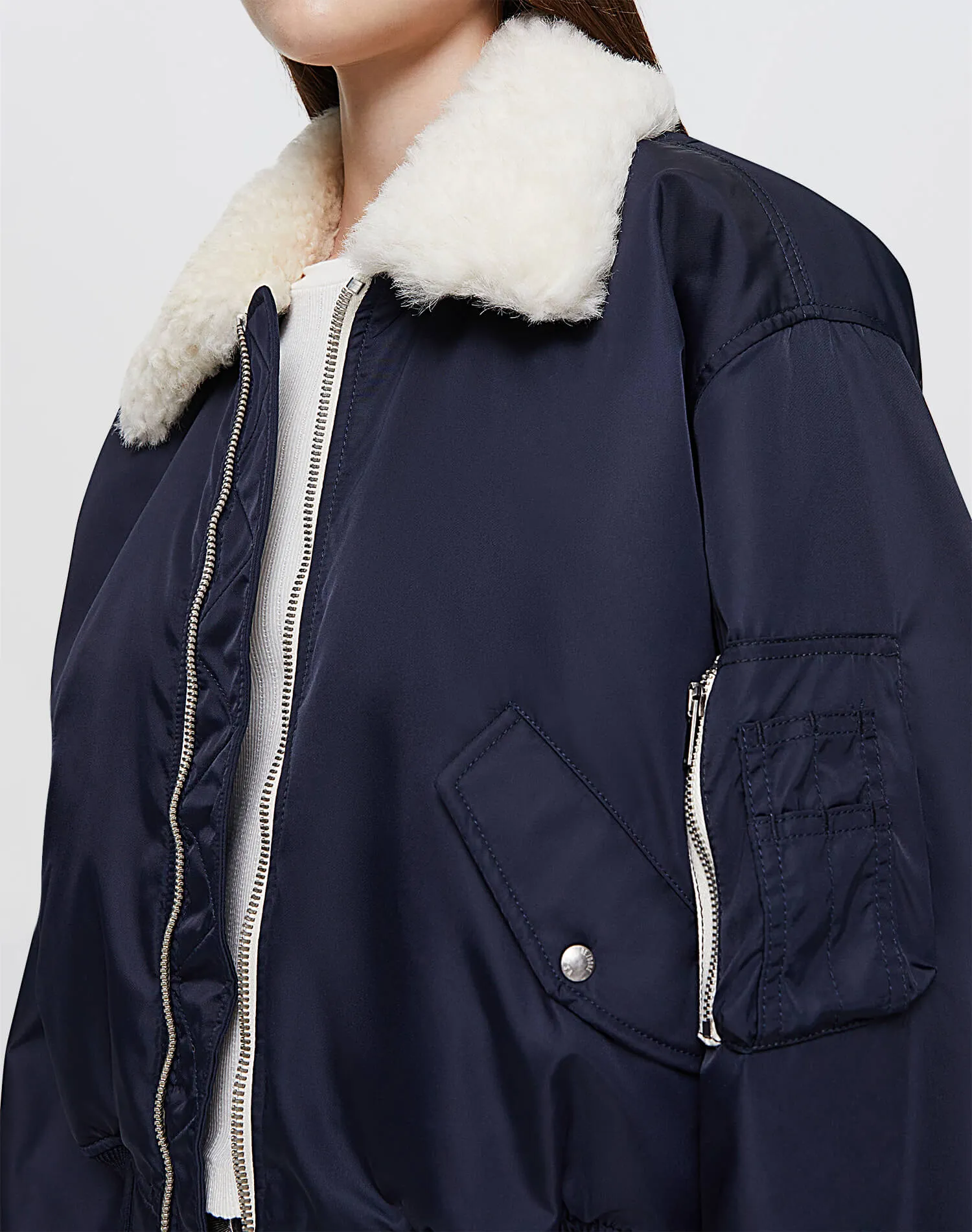 Shrunken Bomber - Navy