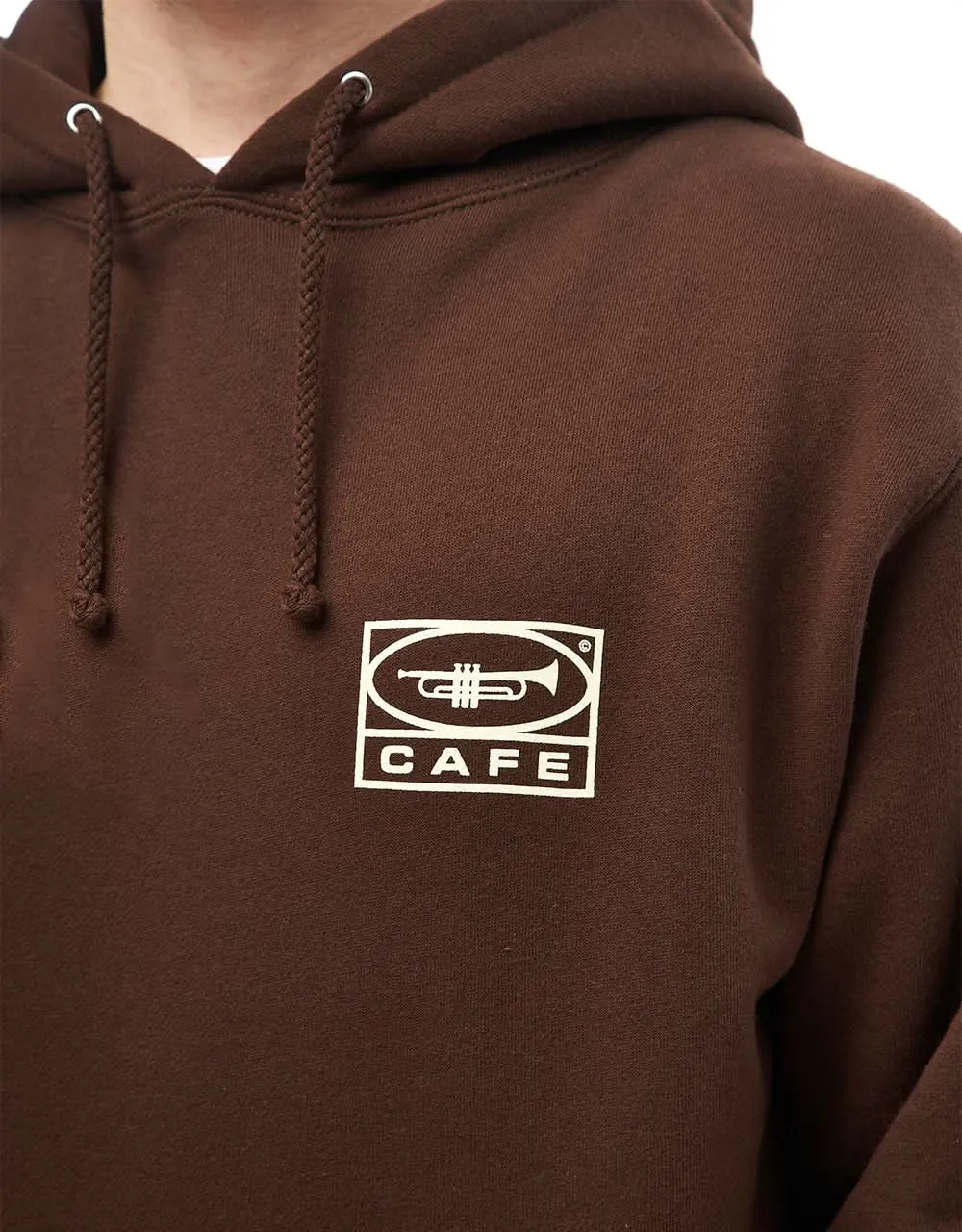 Skateboard Cafe 45 Pullover Hoodie - Coffee