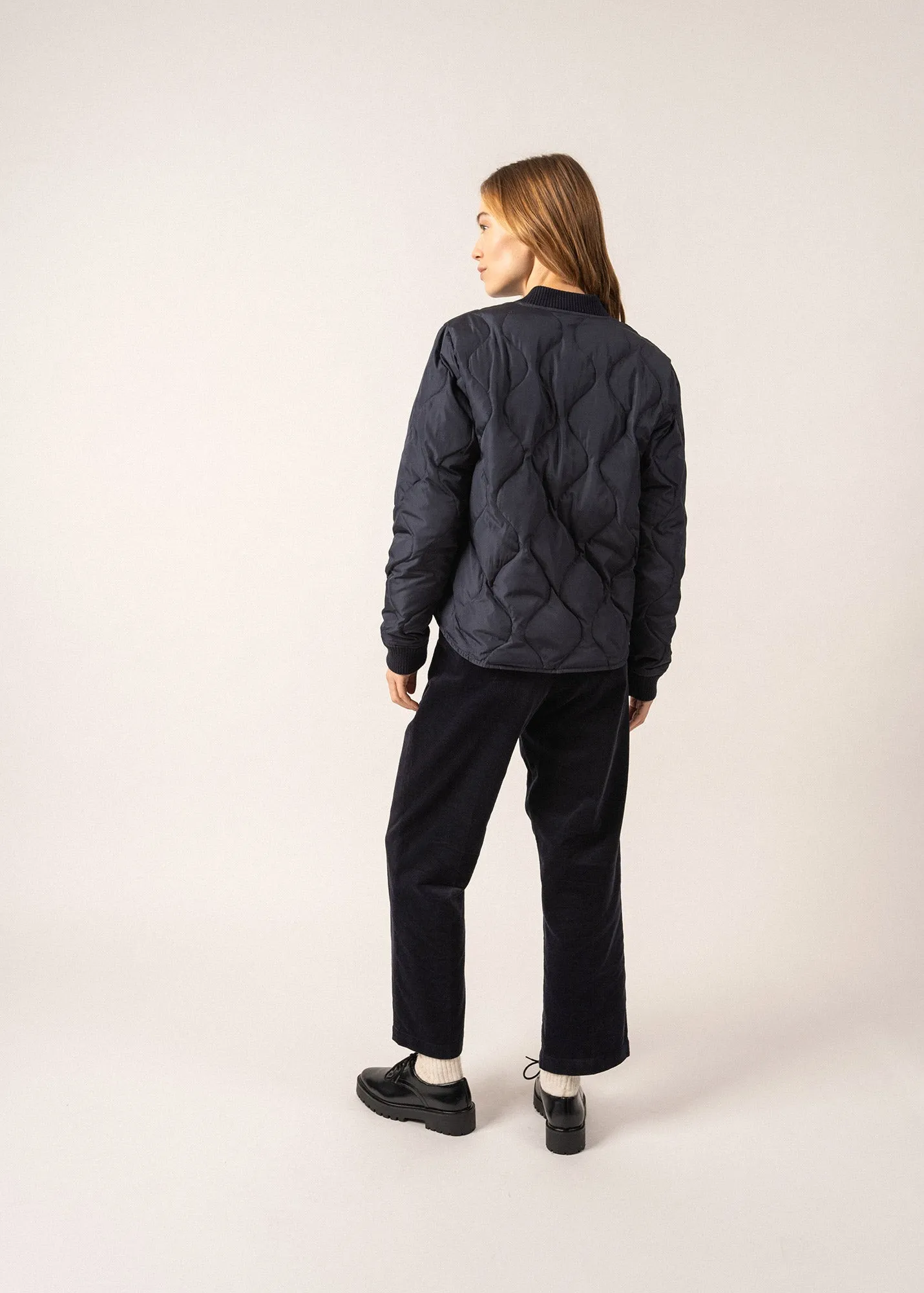 Ste Izia Quilted Jacket - bomber style (AMIRAL)