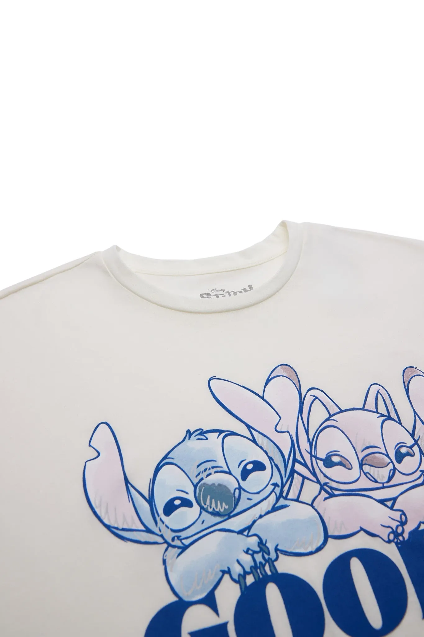 Stitch And Angel Graphic Classic Tee