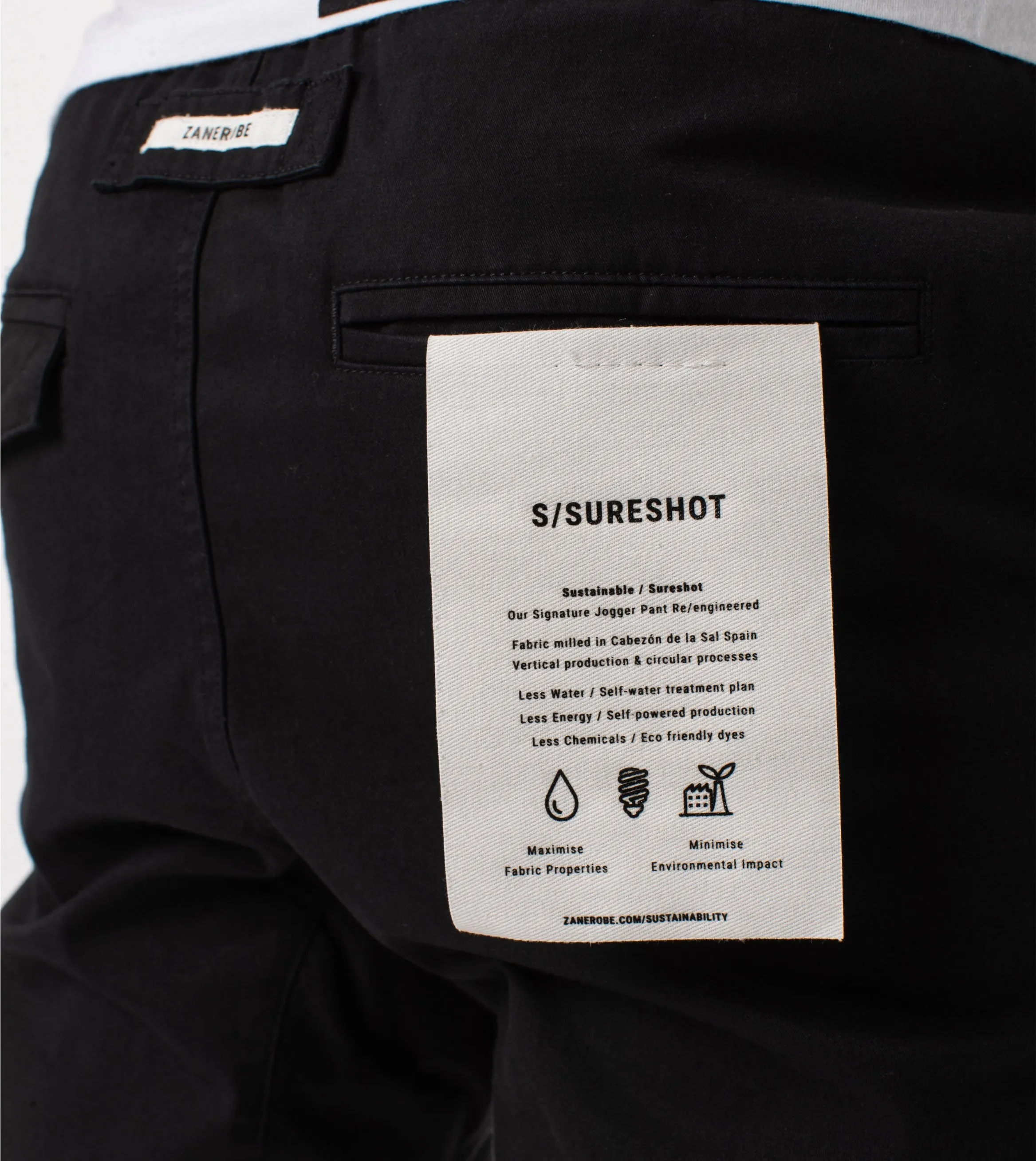 Sustainable Sureshot Jogger Black