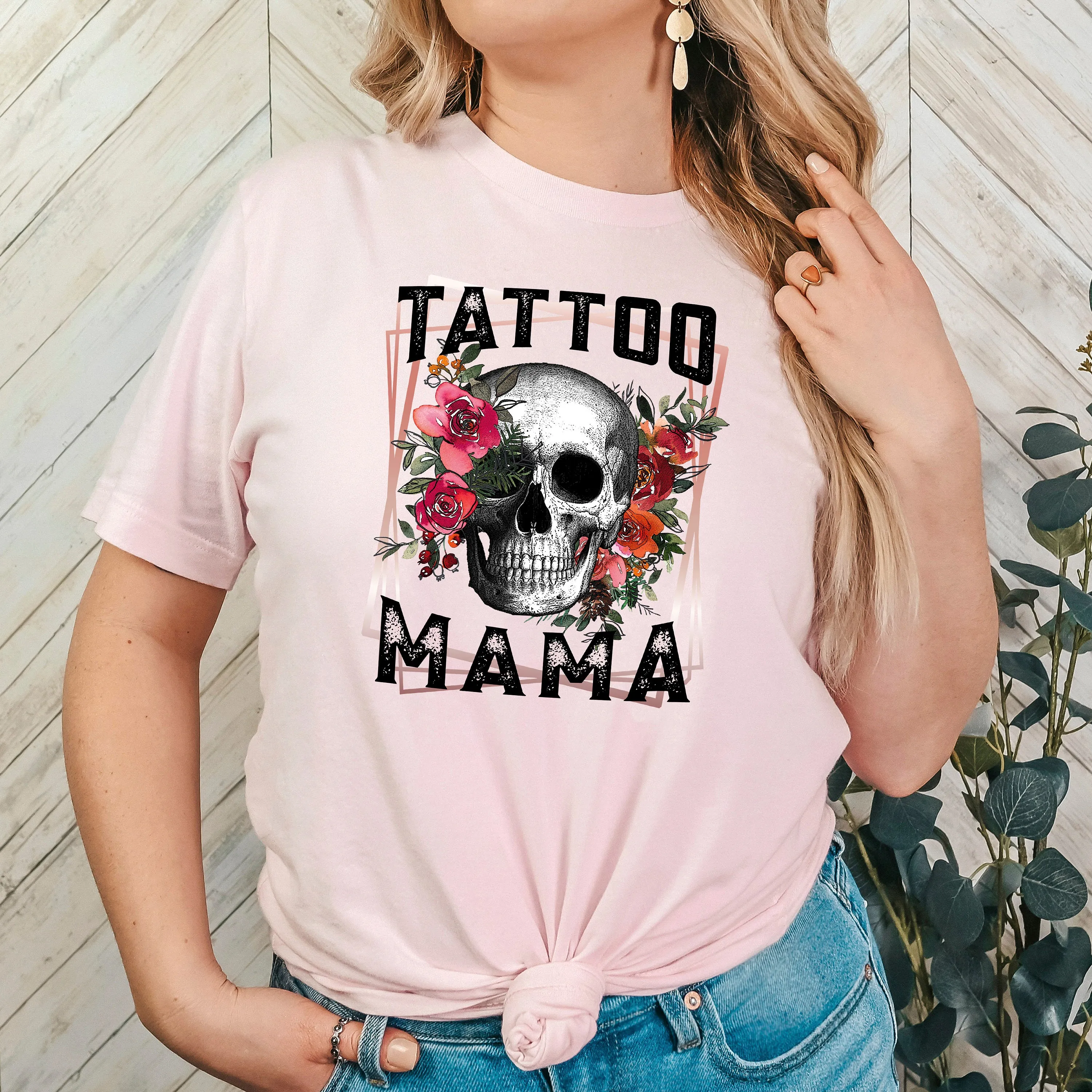 Tattoo Mama Shirt | Tattoo Tees |Tattoo Addict Shirt | Gift For Her  | Tattoo Lover T-Shirt | Retro Tattoo Shirts | Old School Tattoo Shirts