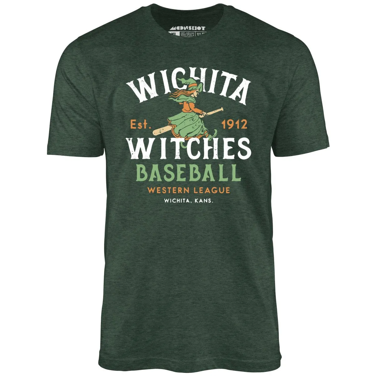 Wichita Witches - Kansas - Vintage Defunct Baseball Teams - Unisex T-Shirt