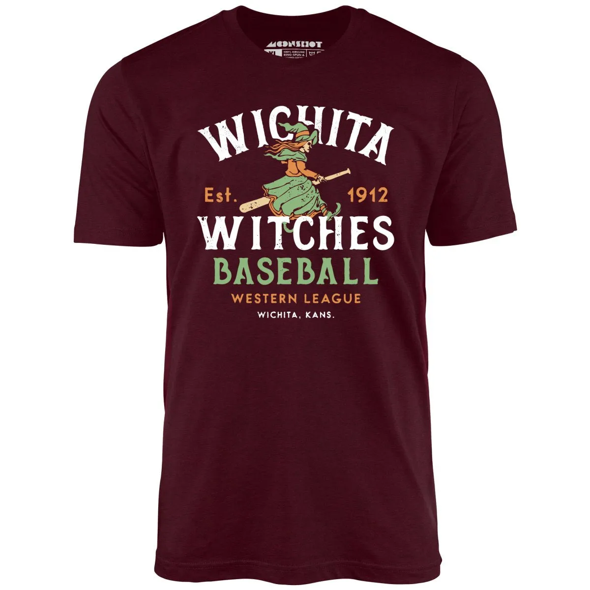 Wichita Witches - Kansas - Vintage Defunct Baseball Teams - Unisex T-Shirt