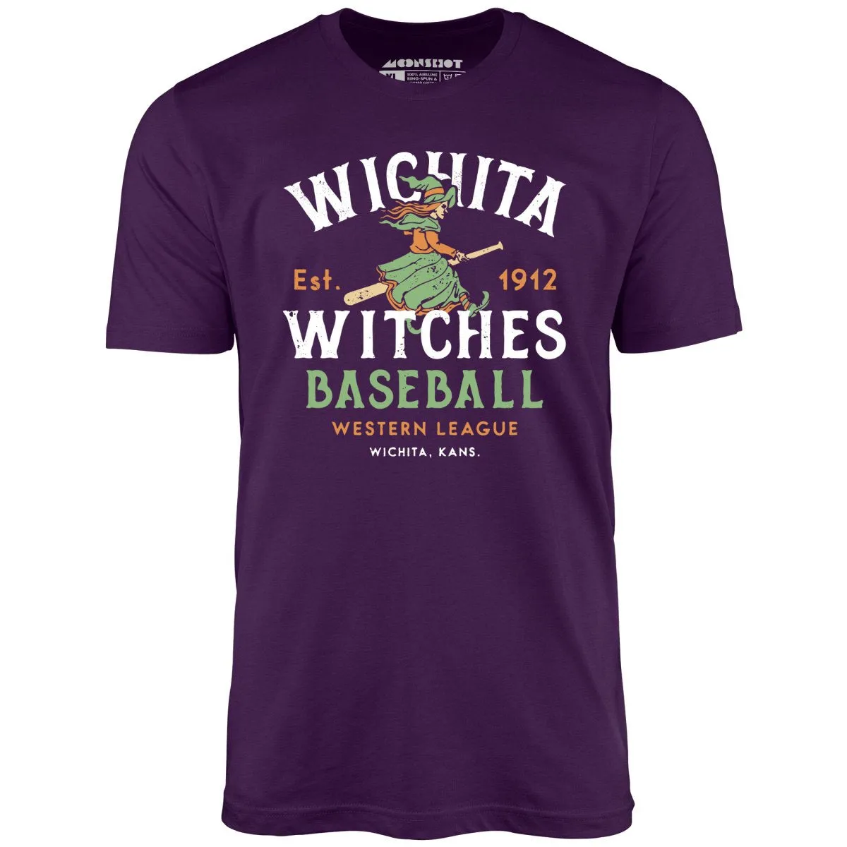 Wichita Witches - Kansas - Vintage Defunct Baseball Teams - Unisex T-Shirt