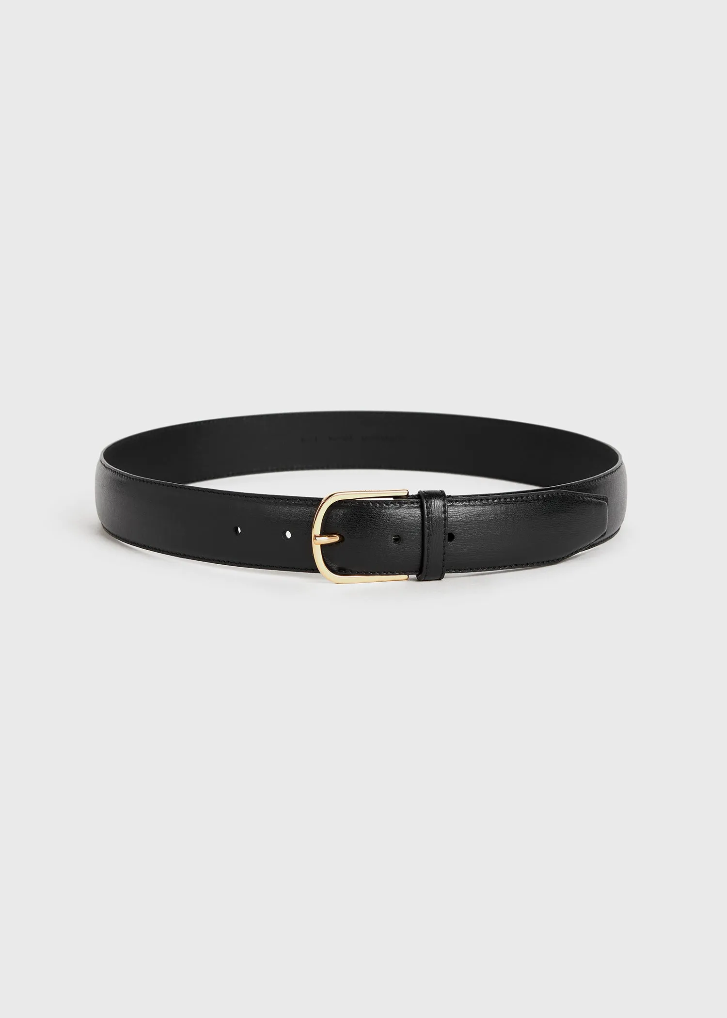 Wide trouser belt black