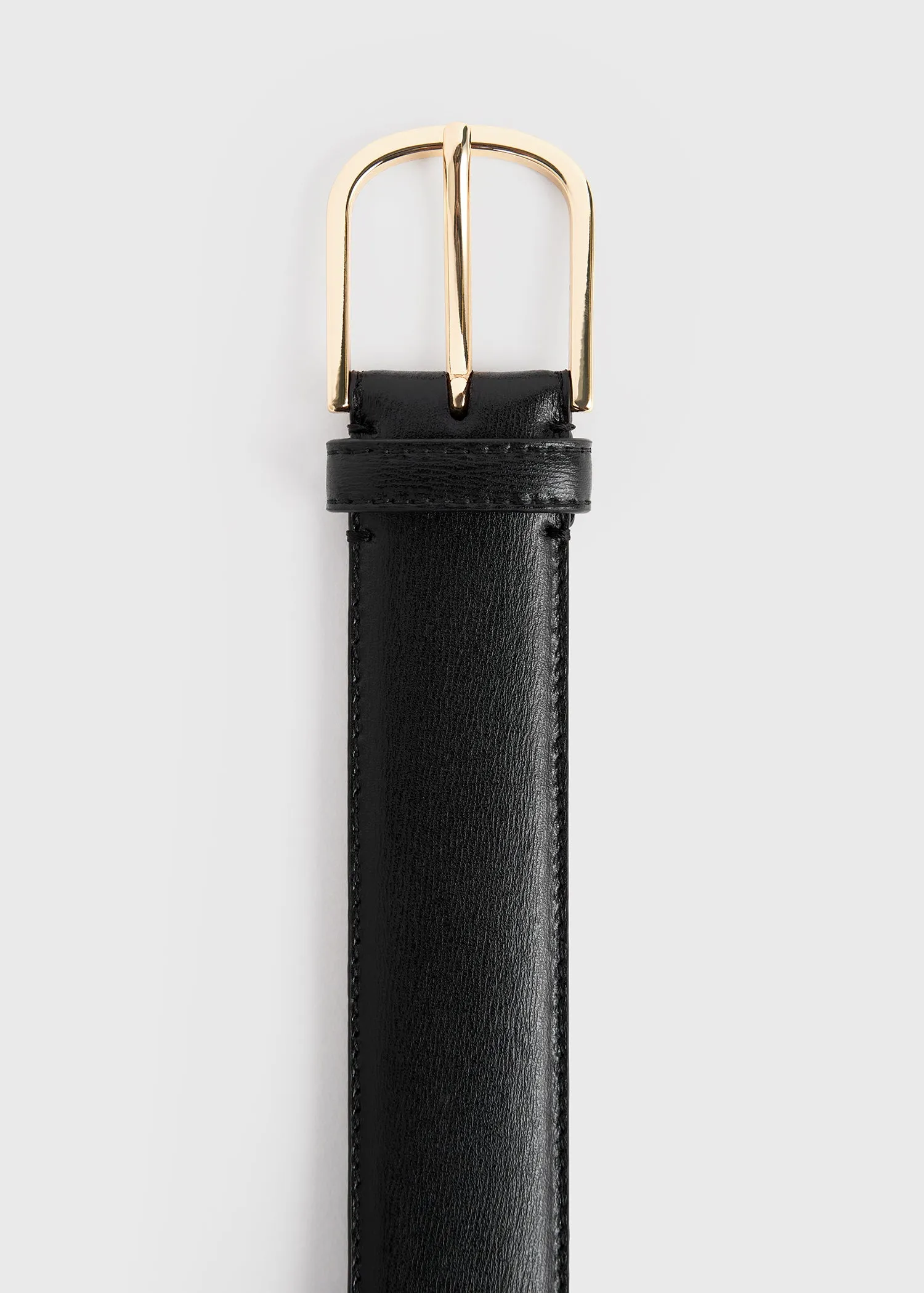 Wide trouser belt black