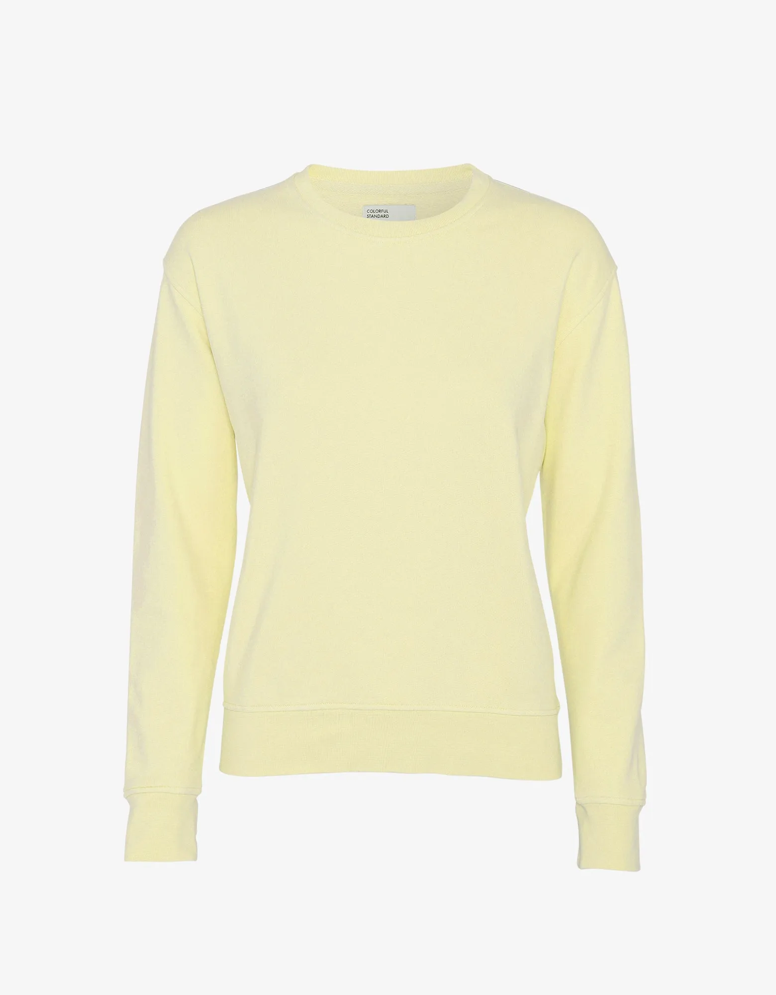 Women Classic Organic Crew - Soft Yellow